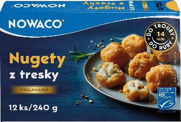Ribji medaljoni aljaške trske Premium Nowaco 240 g