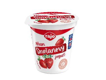 Kremni jogurt z okusom jagode 145 g