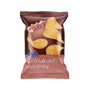 COOP Čips z okusom slanine 75g TK