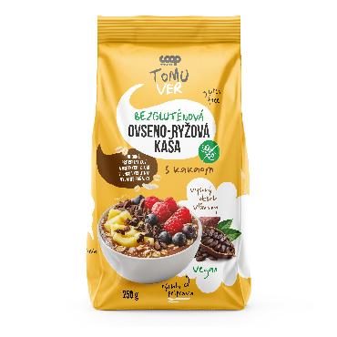 COOP Brezglutenska ovseno-riževa kaša s kakavom 250 g TV