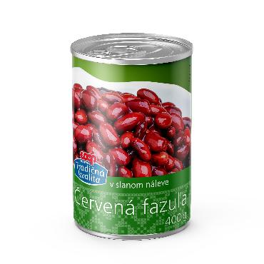 COOP Rdeči fižol v rahlo slani slanici 400g TK