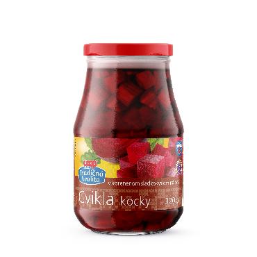 COOP Kocke rdeče pese 320g TK