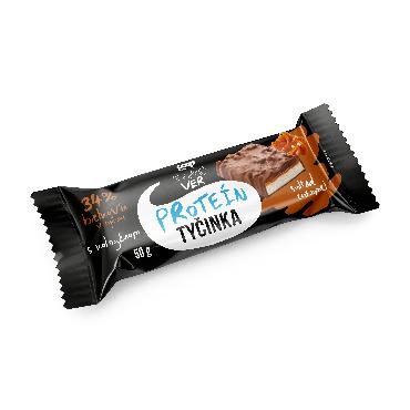 Proteinska ploščica COOP s slanim karamelom 50 g TV