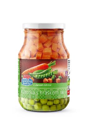 COOP Korenček z grahom 330g TK