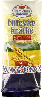 COOP Kratki 8-jajčni rezanci 250 g MD