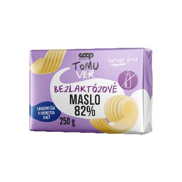 COOP Maslo brez laktoze 82% 250g TV