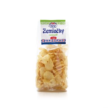 COOP Ocvrti krompirjevi čips s česnom 100g MD