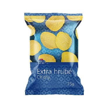 COOP Zelo grobo soljeni čips 75g TK
