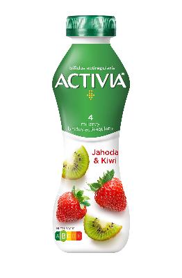 Napitek Activia z jagodo in kivijem 280 g