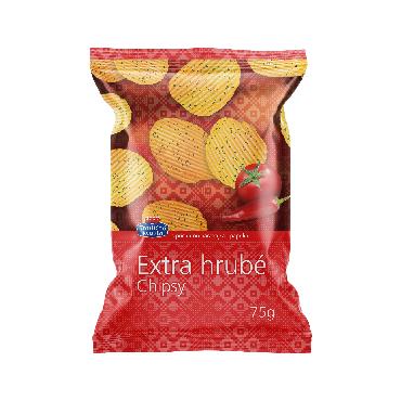 COOP Zelo debeli paradižnikovo-paprični čips 75g TK