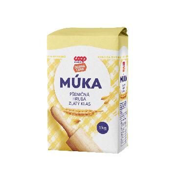 COOP Groba pšenična moka Zlati klas 1kg DC