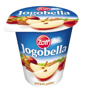 Jogurt Jogobella jagoda, pečica, jabolko, sliva. 150 g