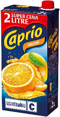 Caprio Plus pomaranča 2L