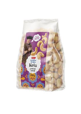 COOP Praženi soljeni indijski oreščki 150 g TK