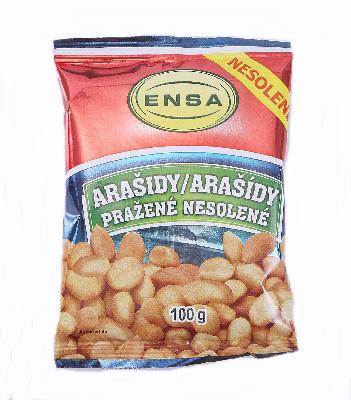 Praženi nesoljeni arašidi Ensa 100g