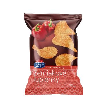 COOP Krompirjevi čips z okusom paprike 75g TK