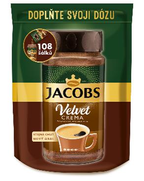 Jacobs Velvet Crema kava, polnilo, 180 g