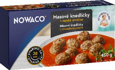 Mesni cmoki v paradižnikovi omaki Nowaco 450g