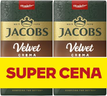 Jacobs Velvet Crema kava 2x250g