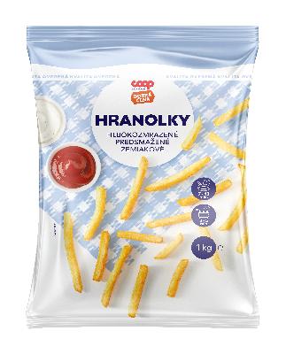 COOP Pomfrit, globoko zamrznjen, predcvrt 1 kg DC