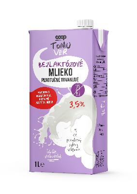 COOP polnomastno mleko brez laktoze 3,5% 1L TV