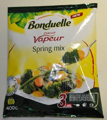 Spomladanska zelenjavna mešanica Bonduelle Vapeur 400g