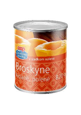 COOP Breskve, olupljene, sesekljane 820 g TK