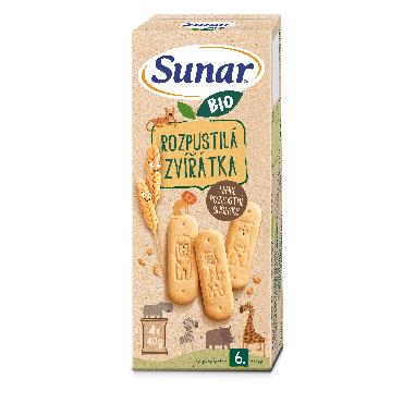 BIO Sunar otroški piškoti Nagajive živali 160g